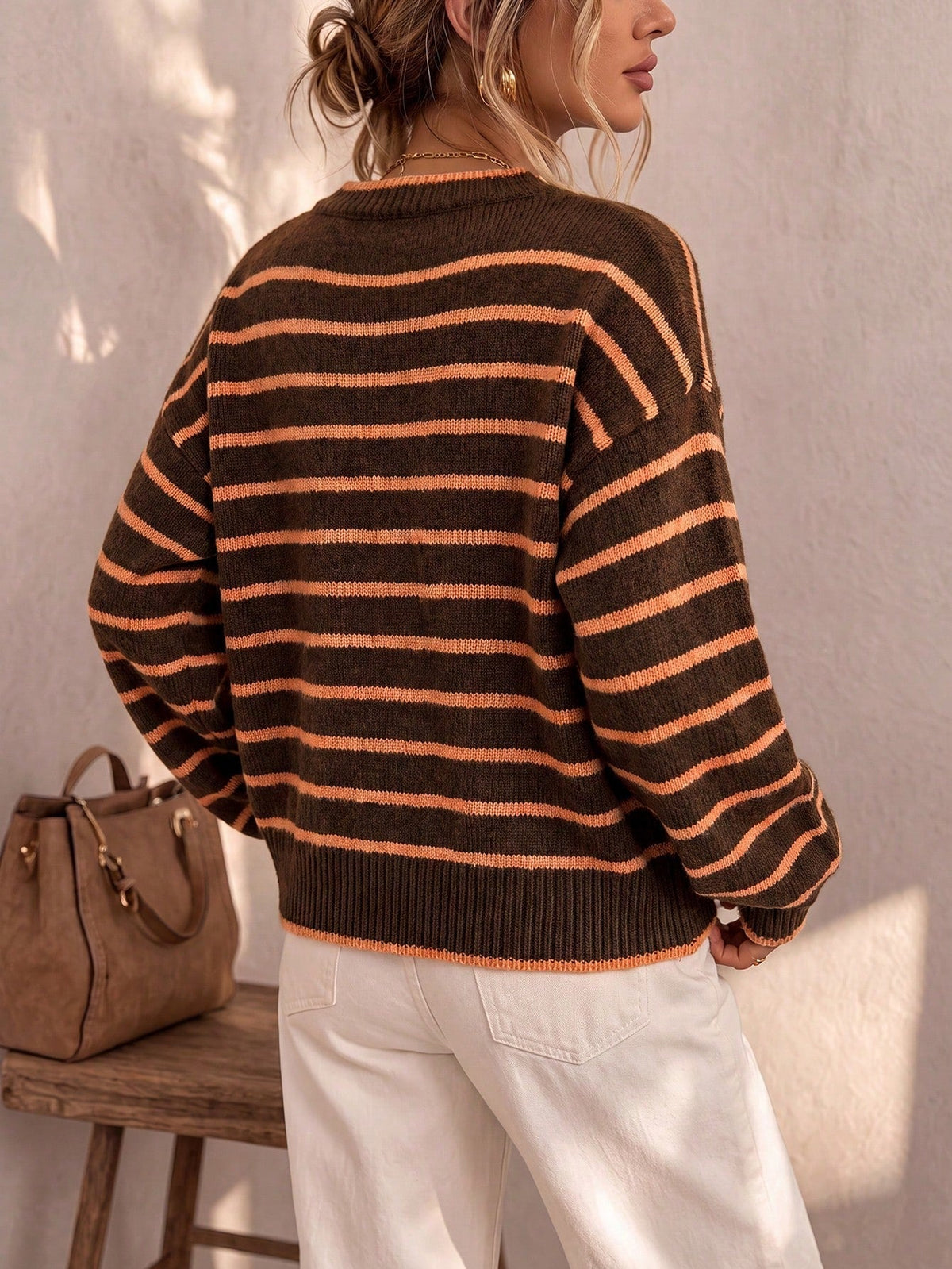 Mabel - Soft Striped Knit Cardigan