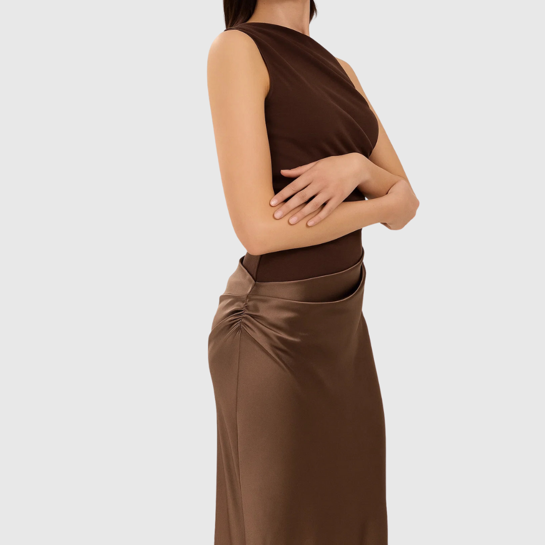 ELARA | ASYMMETRIC EVENING GOWN
