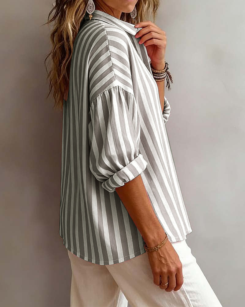 Nora™ | Striped Blouse