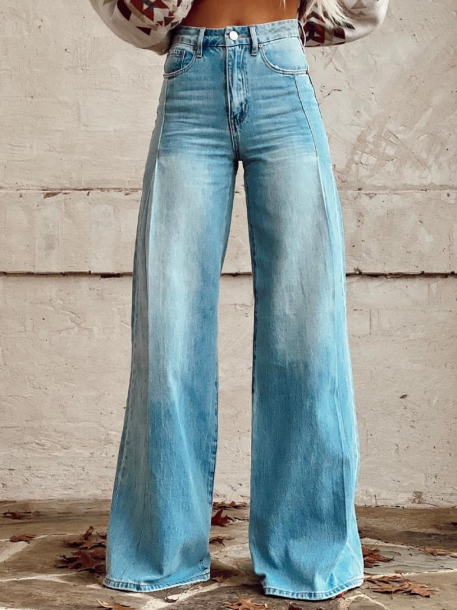 Lucia - Elegant Wide-Leg Trousers