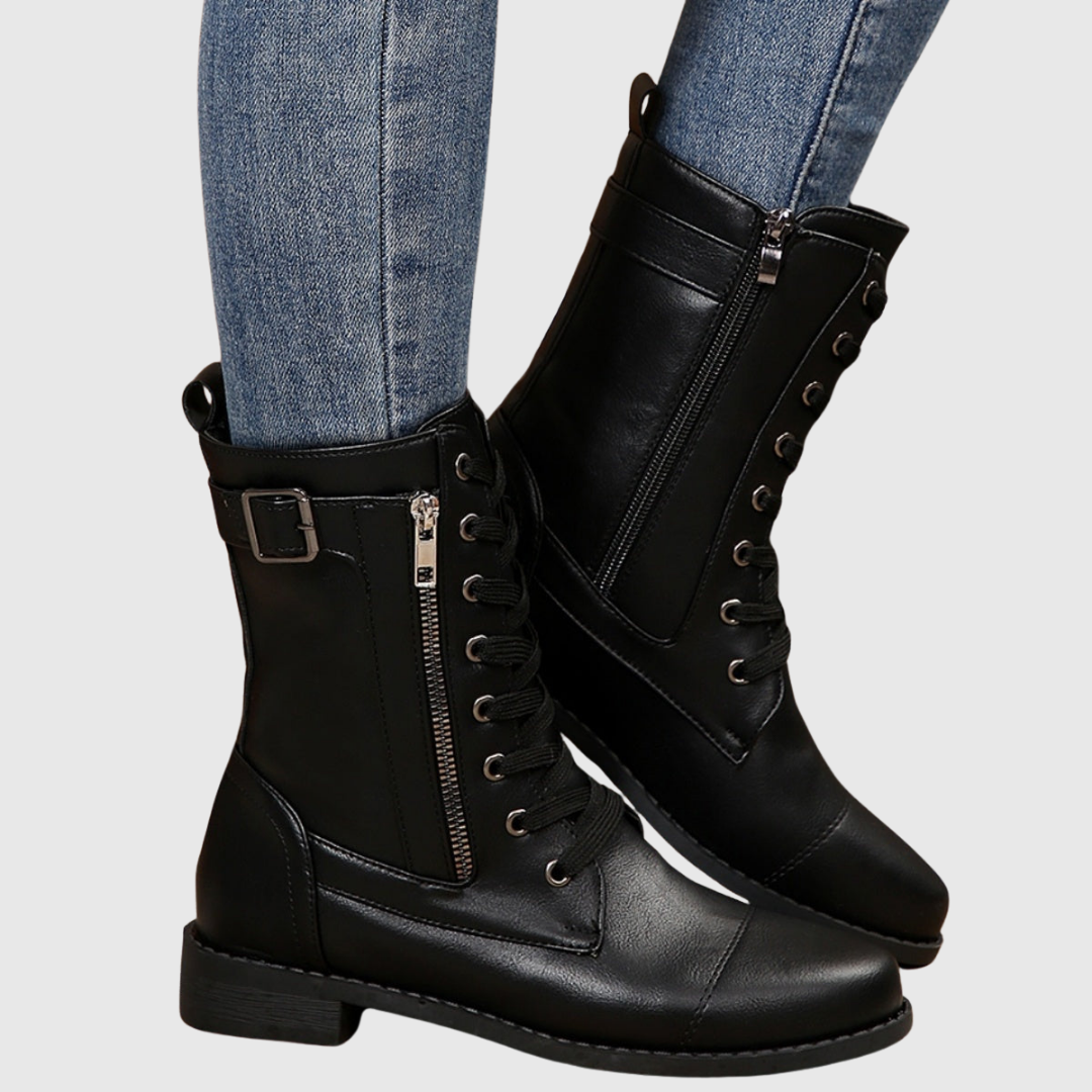 CARMINE | COMFORTABLE SIDE-ZIP BOOTS