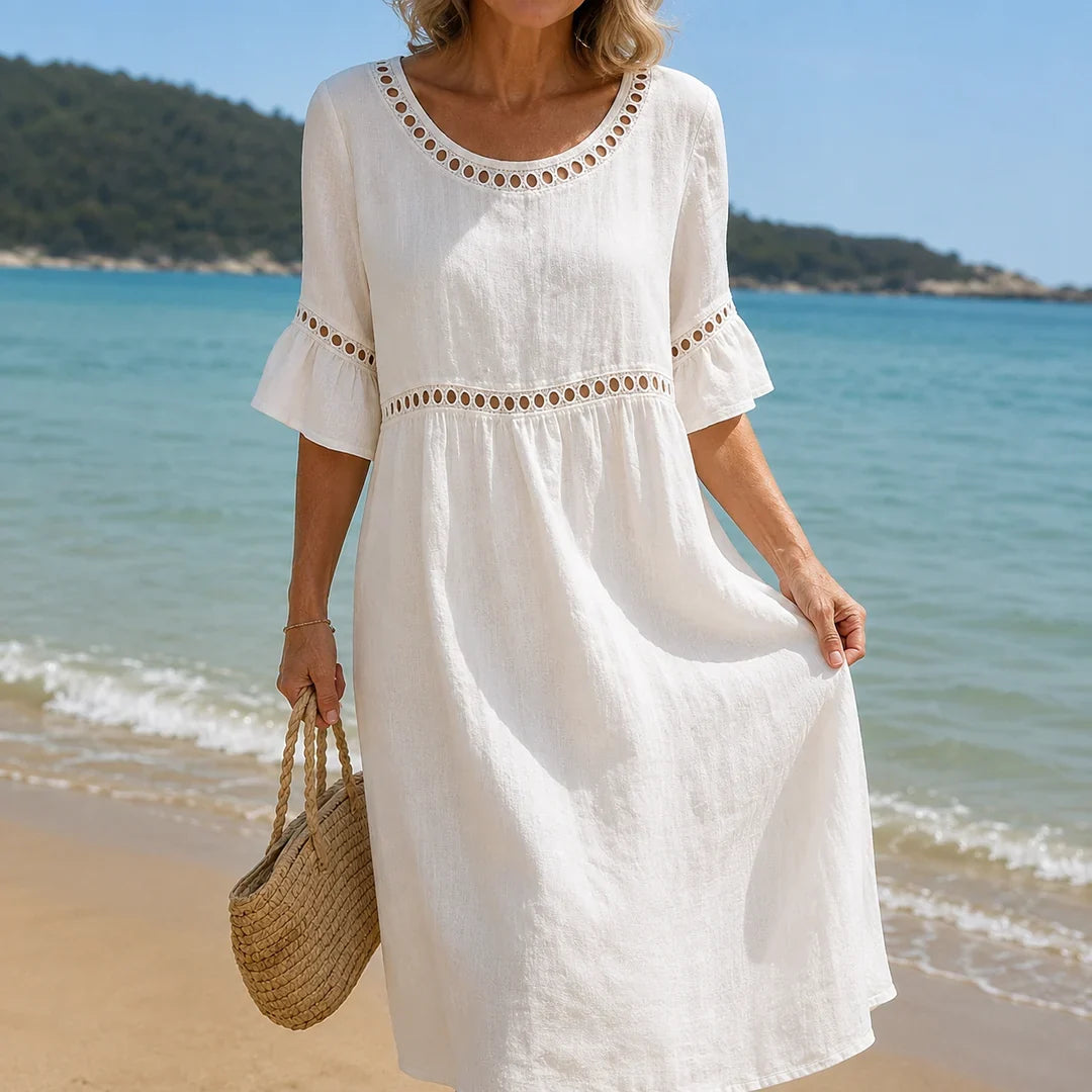 HÉLÈNE | TUMMY-FLATTERING MAXI DRESS
