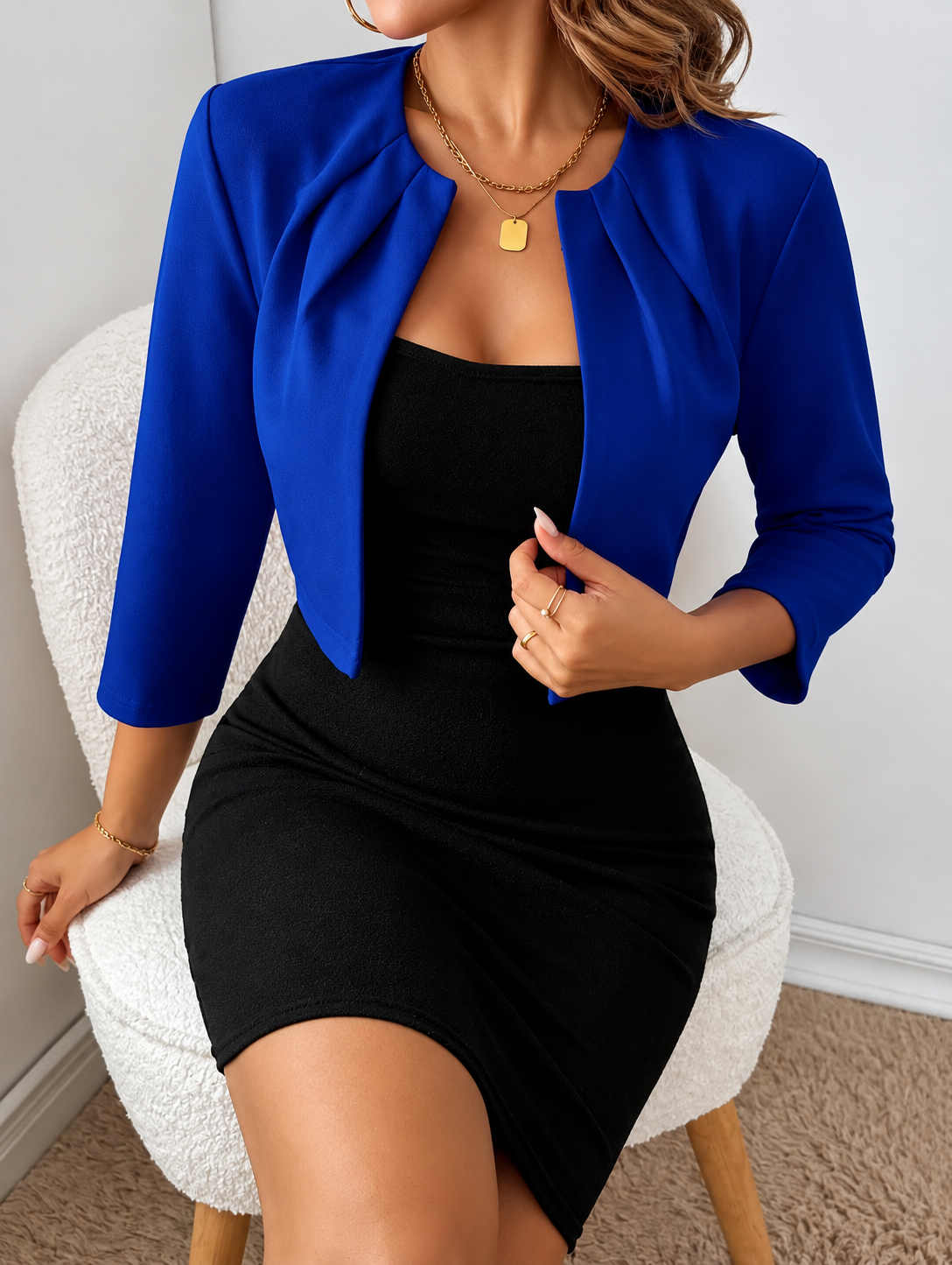 Elise | Elegant Cropped Blazer