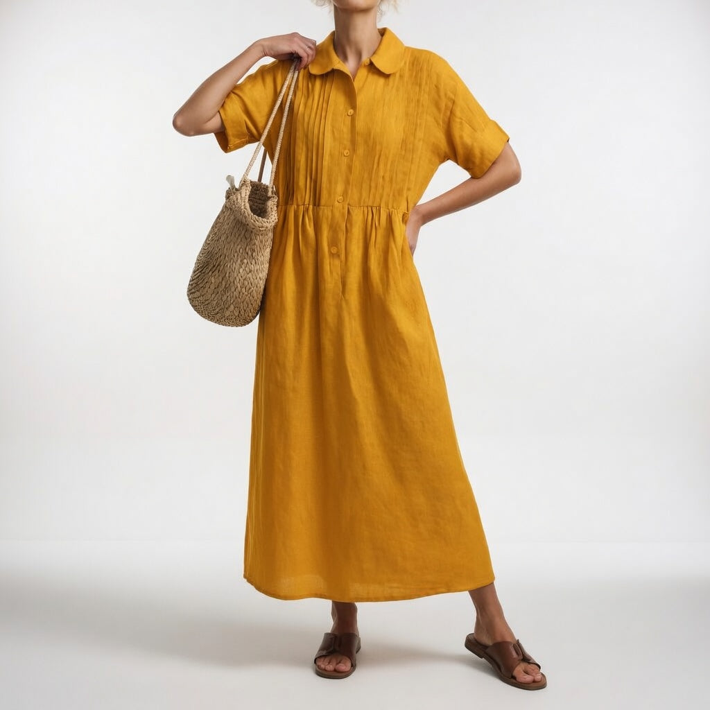 Lysandra™ — Long Shirt Dress
