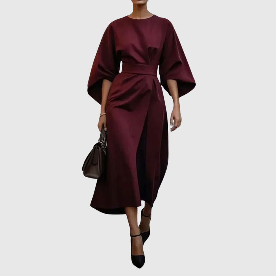 ELDRA | BATWING SLEEVE MAXI DRESS