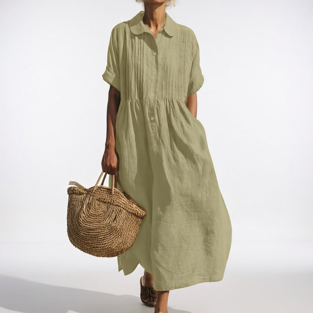Lysandra™ — Long Shirt Dress