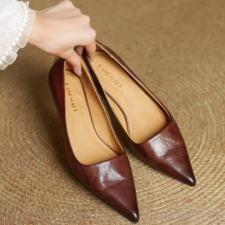 SARAH | REFINED POINTED TOE PUMPS