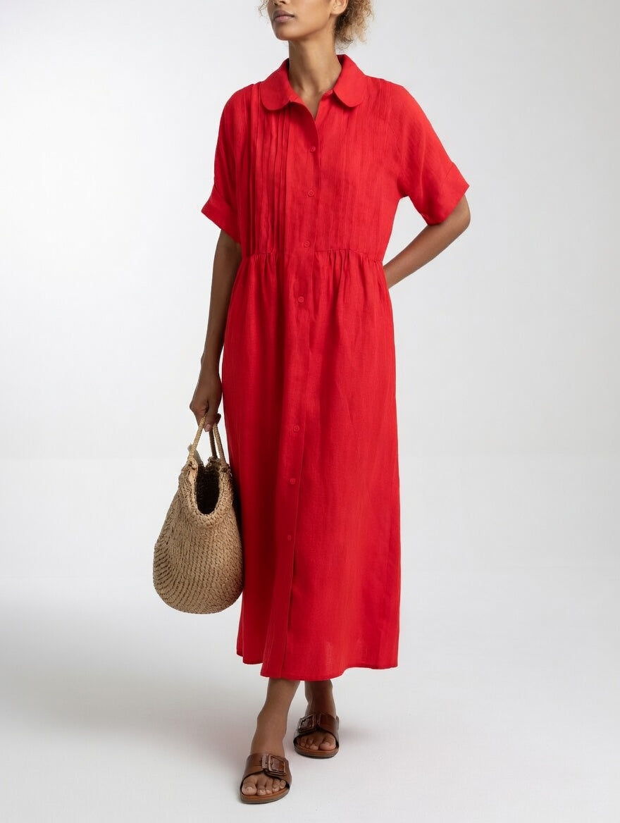 Lysandra™ — Long Shirt Dress
