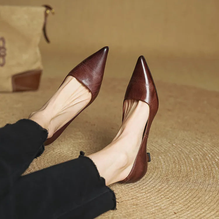 SARAH | REFINED POINTED TOE PUMPS