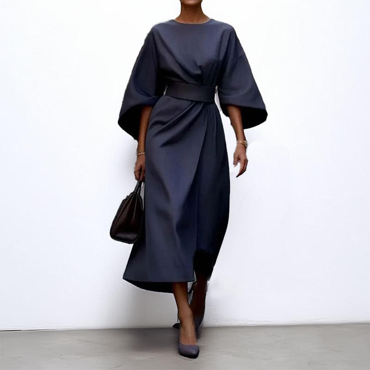 ELDRA | BATWING SLEEVE MAXI DRESS