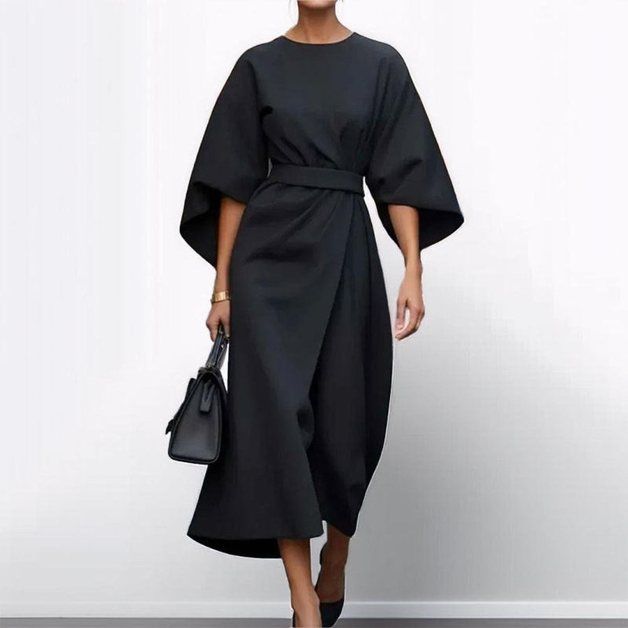 ELDRA | BATWING SLEEVE MAXI DRESS