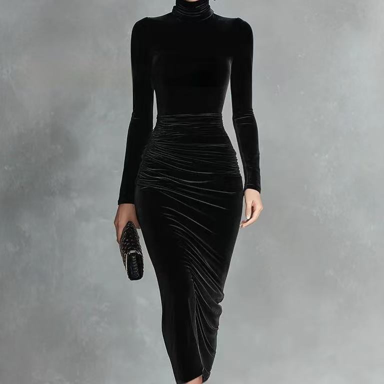 SOPHIA | BLACK FITTED DRESS