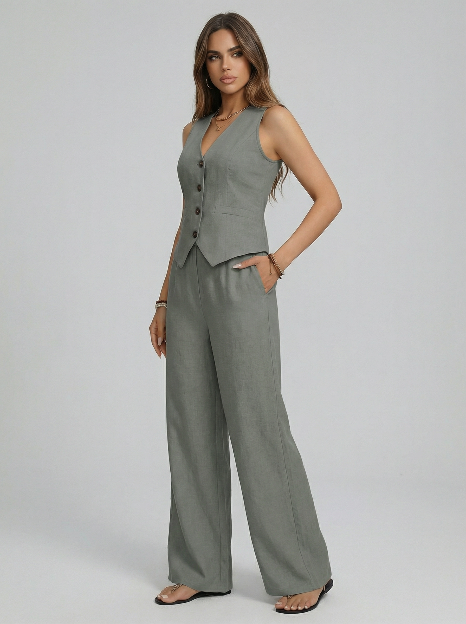 Velaria™ | Vest and Pants Set