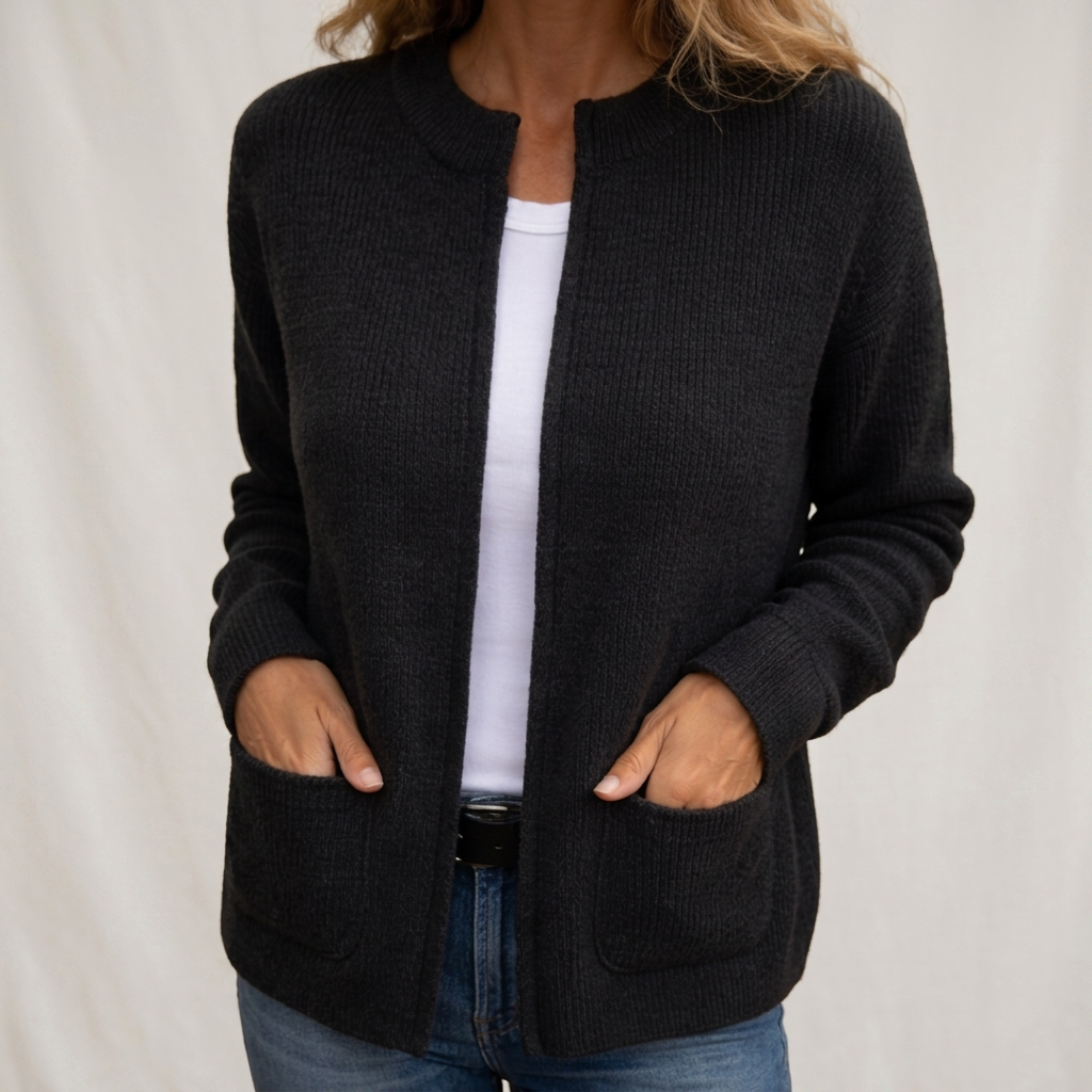 Annika - Cozy Cardigan with Deep Pockets